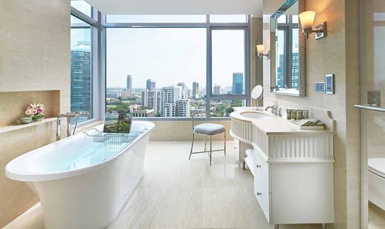 Master bathroom in Two Bedroom Suite